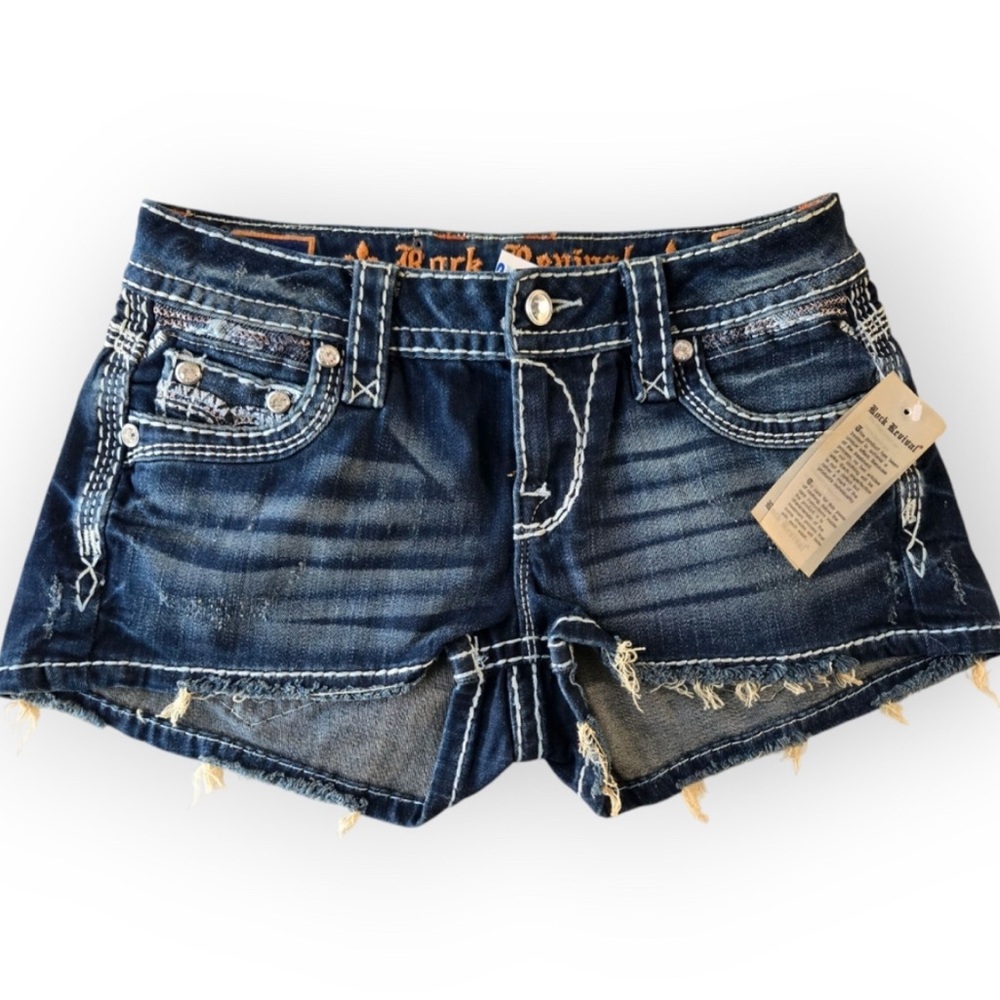 Women's Blue Denim Shorts